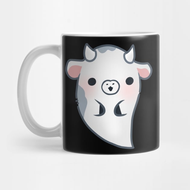 Friendly Ghost Cow by LinnsWorld